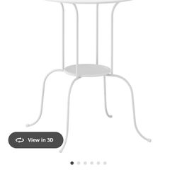 LINDVED Side table In True white