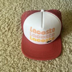 LACOSTE UNISEX SNAP BACK HAT