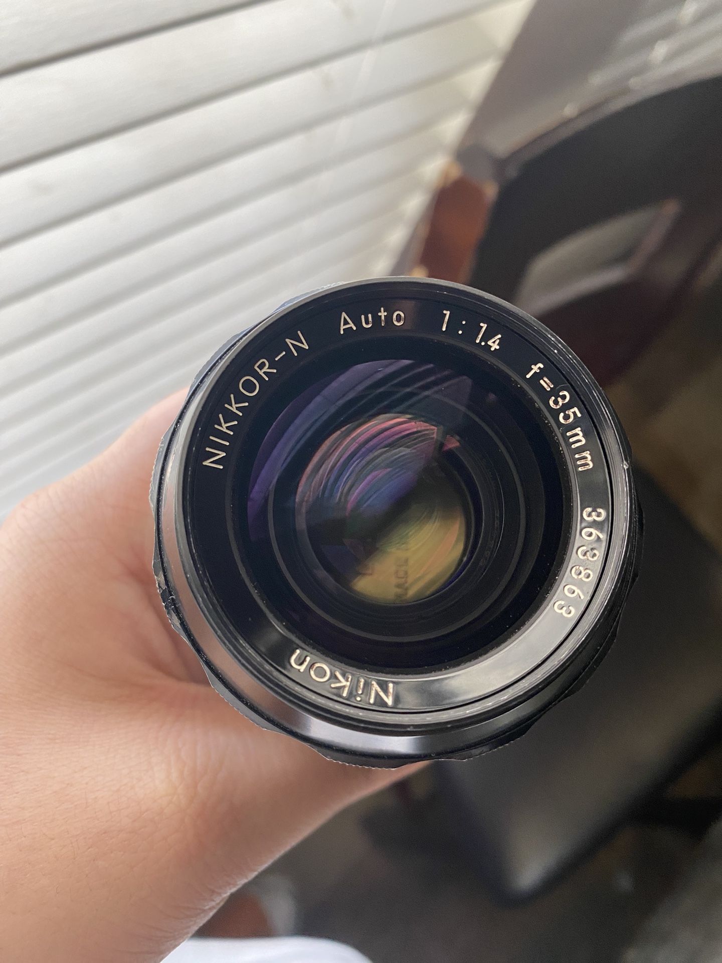 Nikon Nikkor-N 35mm f/1.4 AI converted