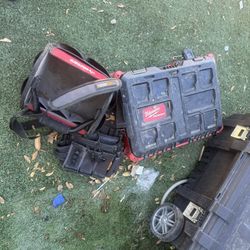 Assorted Storage Box And Bags 