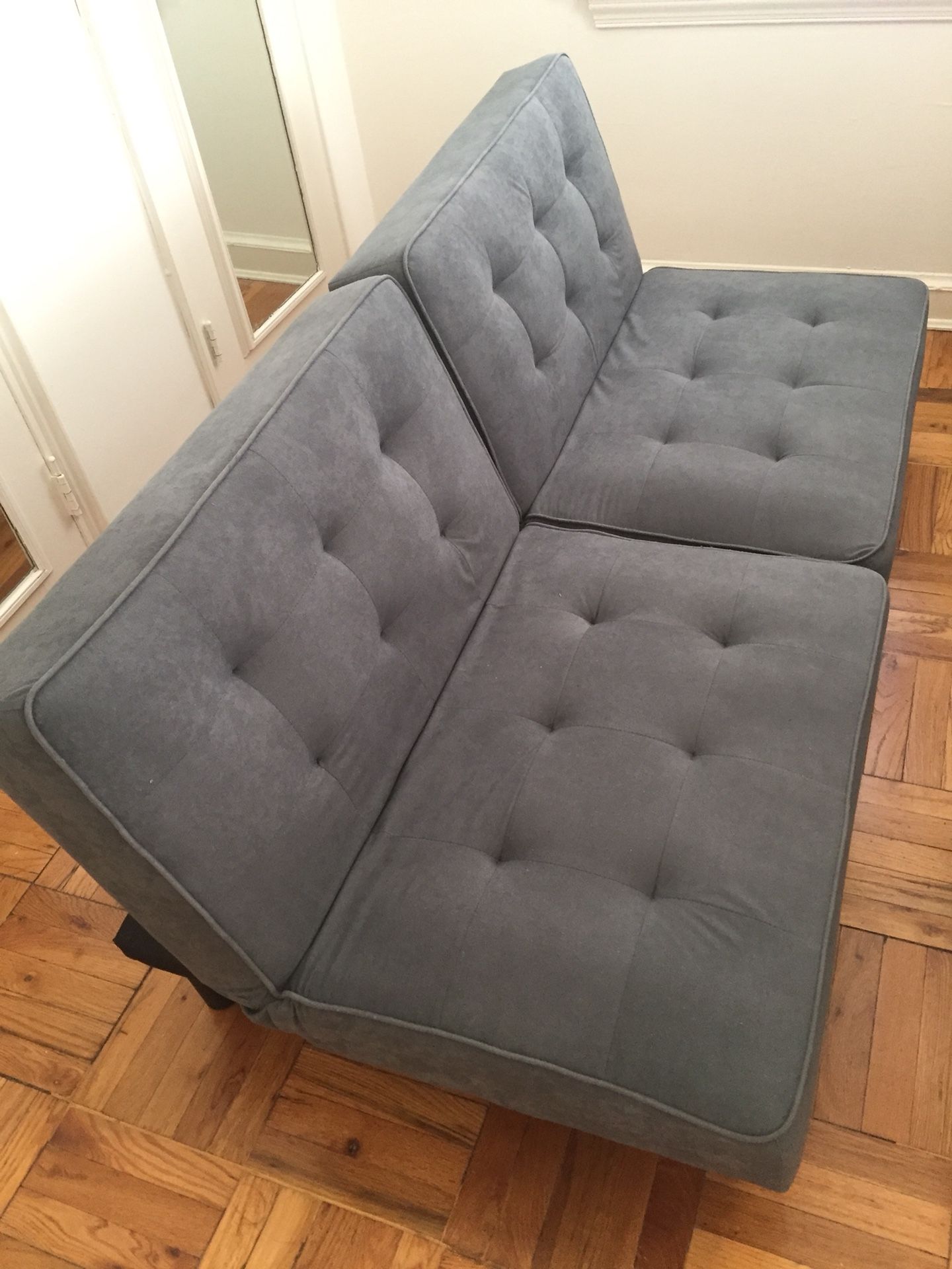 Folding futon sleeper sofa bed