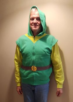 Link from Zelda hoodie