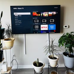 65” Onn Flat Screen Like New 