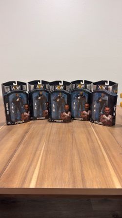 5 Figure Lot - CM Punk Unmatched Series 4 #25 AEW Action Figure