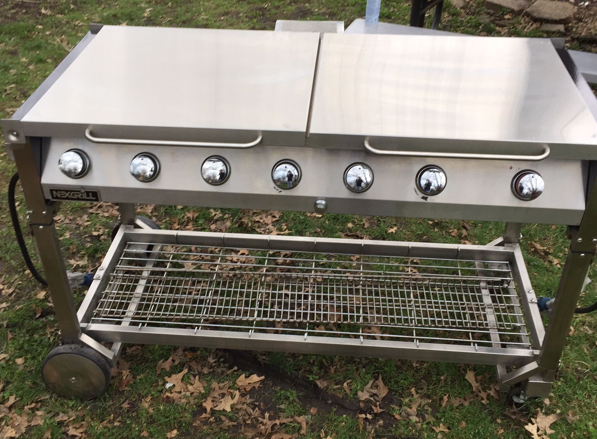 NEXGRILL model 200433 BBQ Grill with 7 Burners. ALSO, take a look