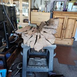 Wood Stump For Table Top Base