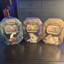 Sealed Pokemon Tins