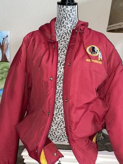 💥Vintage starter SPELL OUT NFL jacket Washington Redskins size L💥