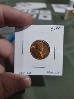 1946-D Lincoln Wheat Penny MS60