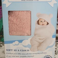 NUNIBUM BABY SWADDLE WRAP PINK