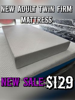 NEW ADULT TWIN FIRM MATTRESS