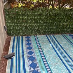 Fake Plant Wall & Outdoor Rug