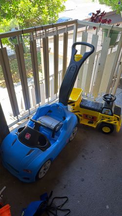 Whisper ride cruiser and paw patrol car