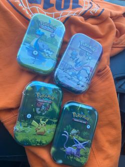 Pokémon Trading Card Game Mini Tins – Set of 4