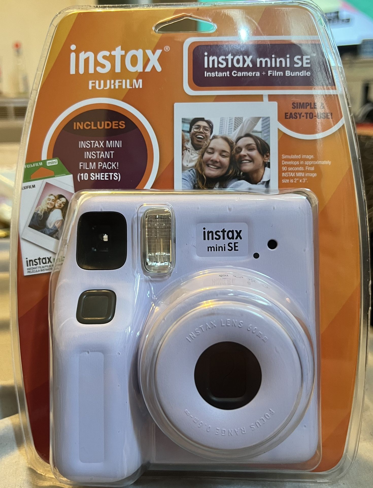 Instax Fujifilm Mini Se , Film Bundle (PINK)