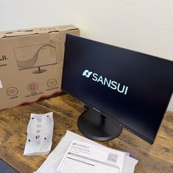 SANSUI 22 Inch 120Hz Monitor, FHD Computer Monitor 4000:1 Contrast Ratio with Adaptive Sync