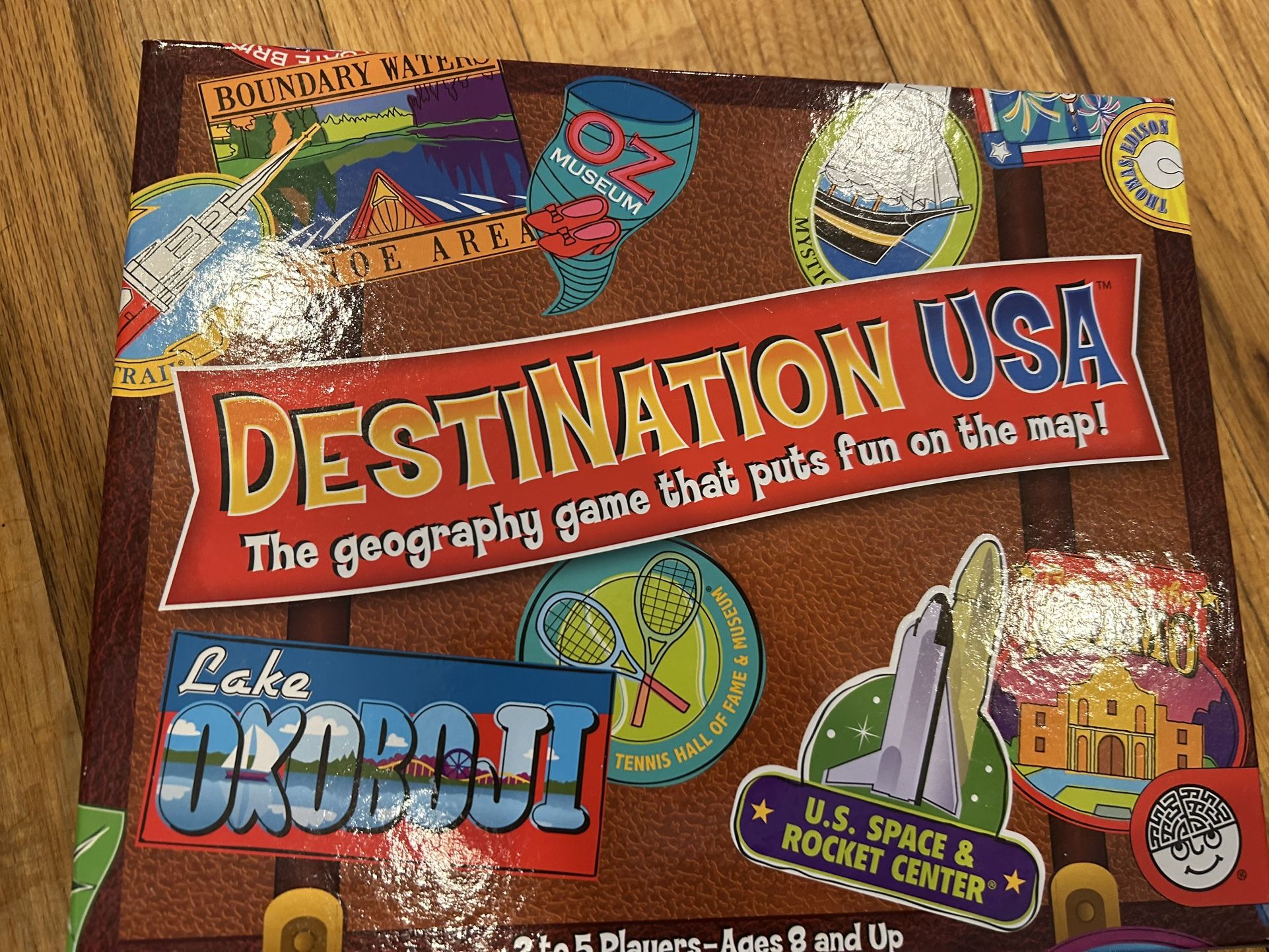 Destination USA geography board game -