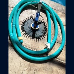 Automatic Pool Vacuum Cleaner With Hose Works Good 👍 Will Run Vac At Pickup For You