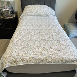 2 Twin Size Bed Frames And 1 Mattress