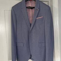 Mens Zara jacket suit 38