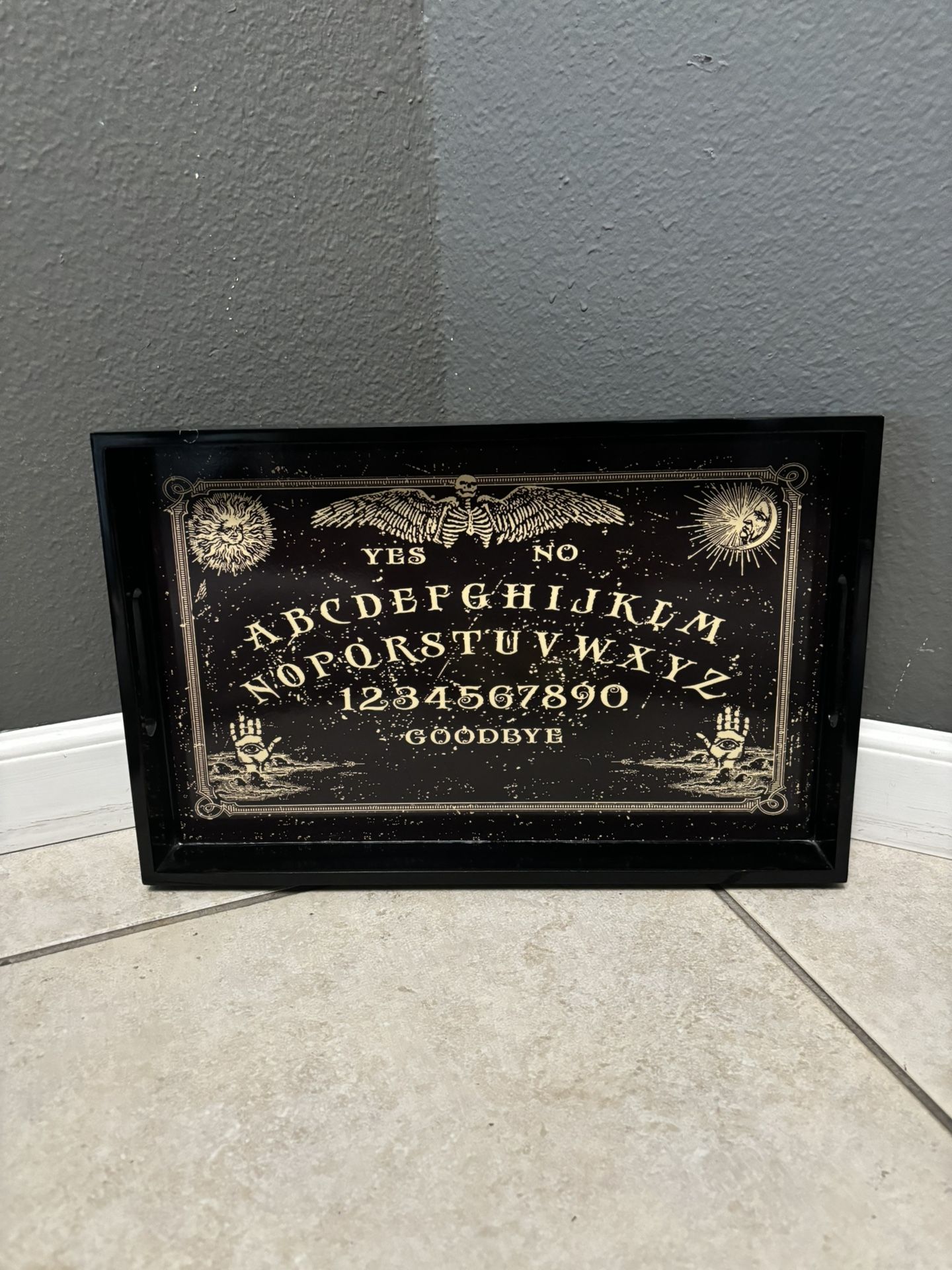 Ouija Halloween Decoration Serving Tray