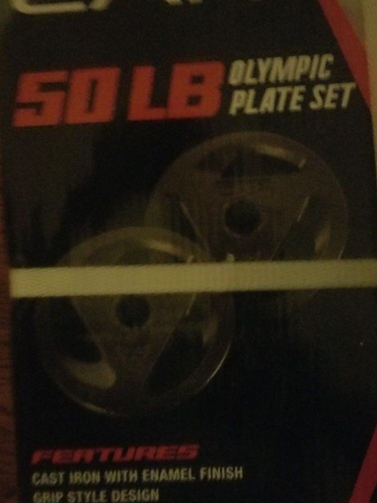 Cap 50lbs Barbell PLates