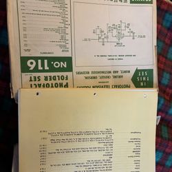 Sam's Photofact Folder Set No 116