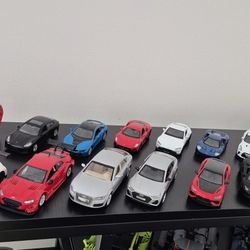 16 scale car models 1/32 + 1 Lego