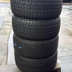 275 60 20 Set of 4 Used Ironman All Country in Excellent Condition