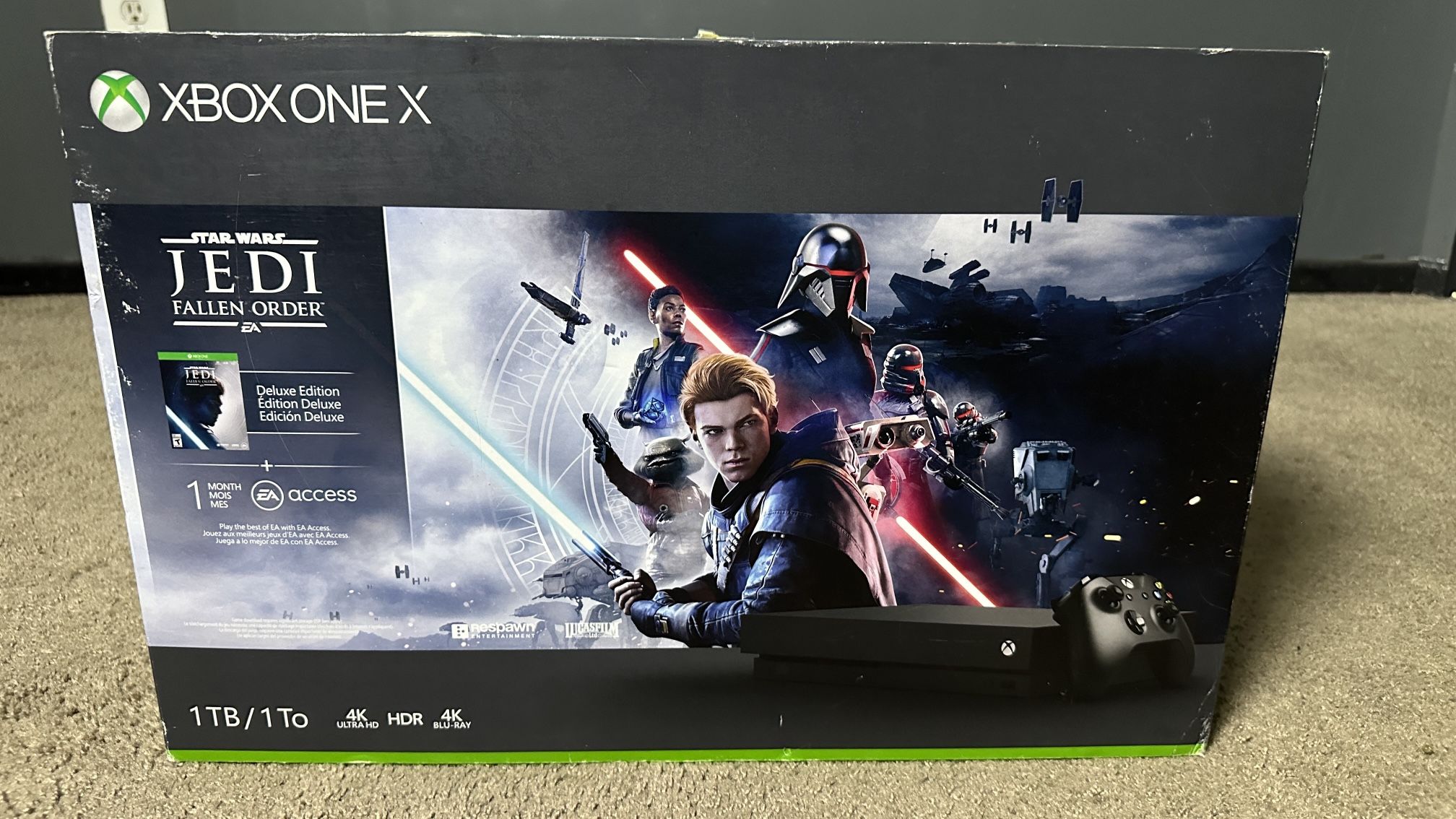 Xbox One X In Box