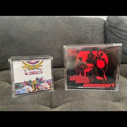 Magnetic Acrylic Booster Boxes And ETB Boxes