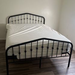 Queen Bedframe And Mattress