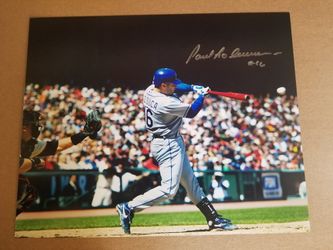 Dodgers Paul Lo Duca 8×10 autograph