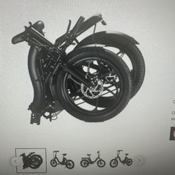 E-bike Foldable With Free Helmet LIKE NEW