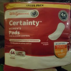 Certainty Womens Pads NEW