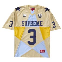 Supreme Star Football Jersey Gold