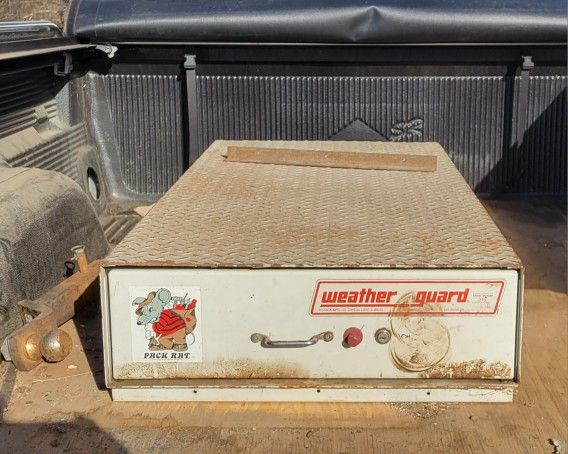 Heavy Duty Metal Tool Box . No Tools Or Supplies Included. Great For Truck Or Van