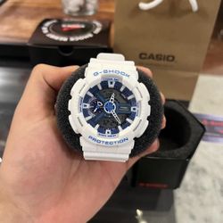 CASIOG-Shock Analog-Digital 'White Blue' BRAND NEW!
