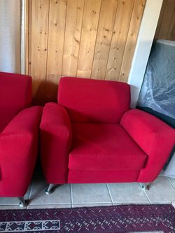 2 peice Red Couch and Chair