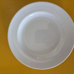 15 x White Porcelain Plates By Threshold - New!