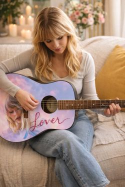 New Taylor Swift Lover Acoustic Guitar 2024 Limited Edition Epiphone DR-100 Mint