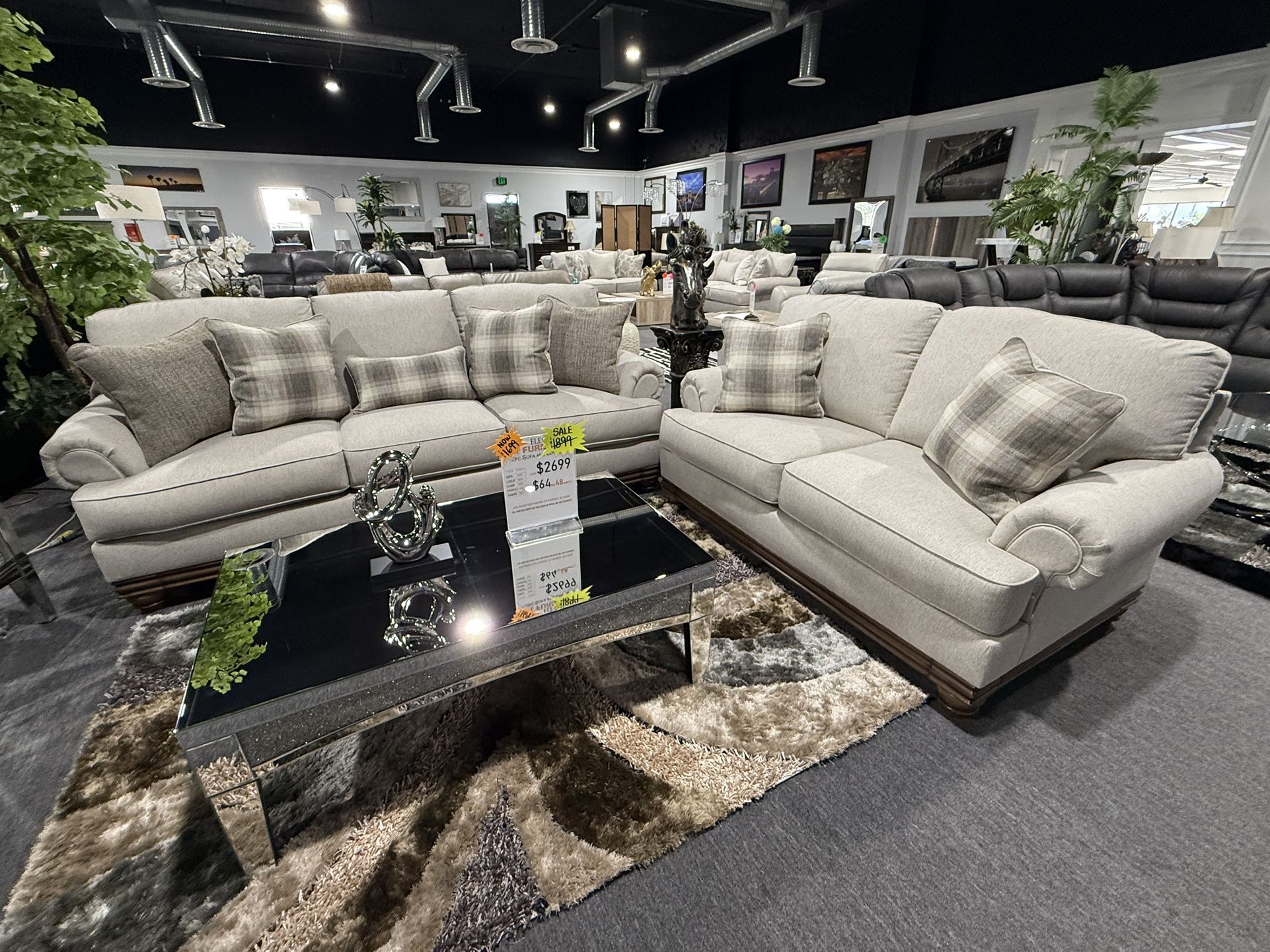 2 Pc Sofa And Loveseat