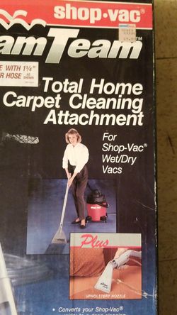 Carpet cleaning attachment for shop vac