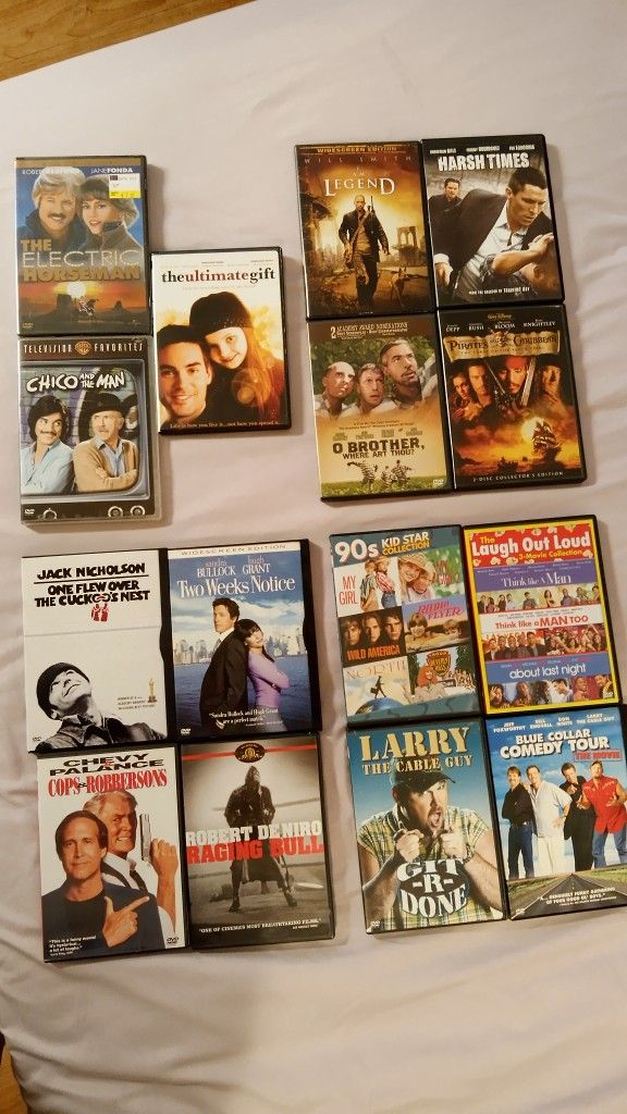 D.V.D.s $2 Each