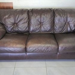 Leather Sofa 