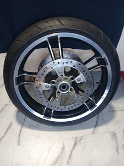 Harley Davidson 19" Enforcer Wheel Like New Condition.