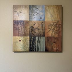 LiLeger Bamboo 36x36 inc (2X Picture Frames) 