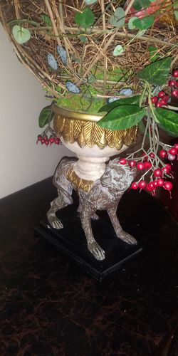 18" Monkey flower vase decor