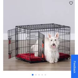 Kong Double Door Dog Crate With Divider