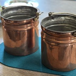NEW Coppersource copper bucket with brass handle - 2 available